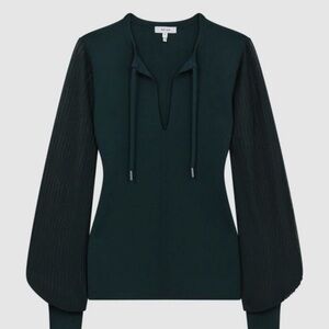 REISS Sloane hybrid sweater